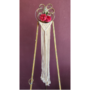 Macrame - draping for chairs 